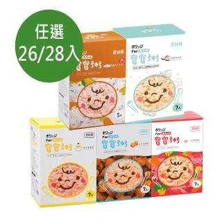 【新口味獨家上市!!】農純鄉寶寶粥人氣新品組28/26入(豬肉+雞肉+干貝+鱸魚或蛤蜊)