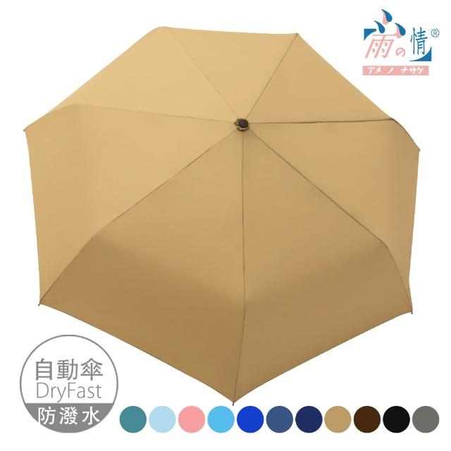 【雨之情】簡約時尚摺壘自動傘(雨傘/折疊傘/摺傘/自動開收)