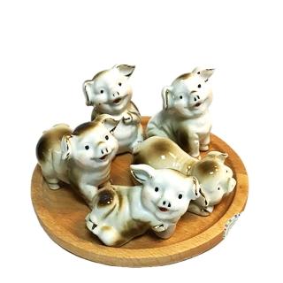 【十方佛教文物】諸事圓滿 招財豬 五福臨門擺飾(平安吉祥如意)