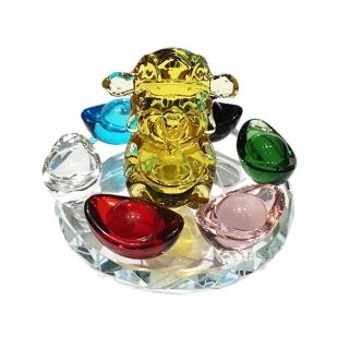 【十方佛教文物】財神爺七彩元寶七星陣(平安吉祥如意)