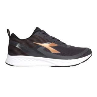 【DIADORA】男段專業輕量慢跑鞋-寬楦-路跑 輕量 運動 灰紫咖啡(DA73119)