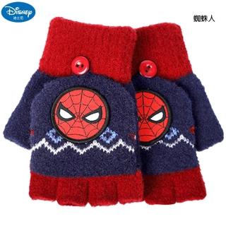 【TDL】漫威英雄蜘蛛人美國隊長兒童手套露指手套保暖兩用手套 451442/450247(平輸品)