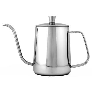 【Royal Duke】細口手沖壺600ml-不鏽鋼色(304不鏽鋼 600ml 咖啡手沖壺)