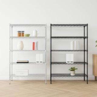 【KIWISH 奇意生活館】鐵架MIT防鏽耐用五層架120x46x180cm-雙色(鐵架/收納架/層架/置物架/電器架/鐵力士架)