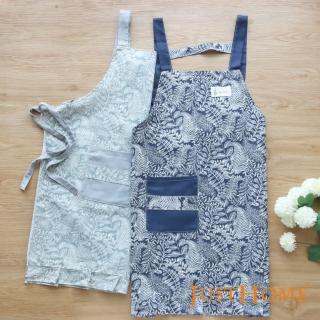 【Just Home】韓風防水花邊圍裙廚房烹飪及居家好幫手(65x75cm)