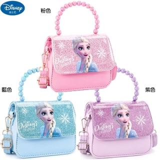【TDL】冰雪奇緣兒童斜背包包手提包肩背包側背包珠珠手提款 41891(平輸品)