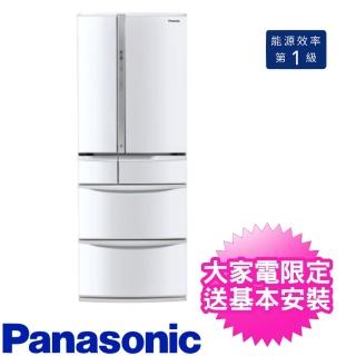 【Panasonic國際牌】501L日製六門變頻冰箱翡翠白(NR-F507VT-W1)