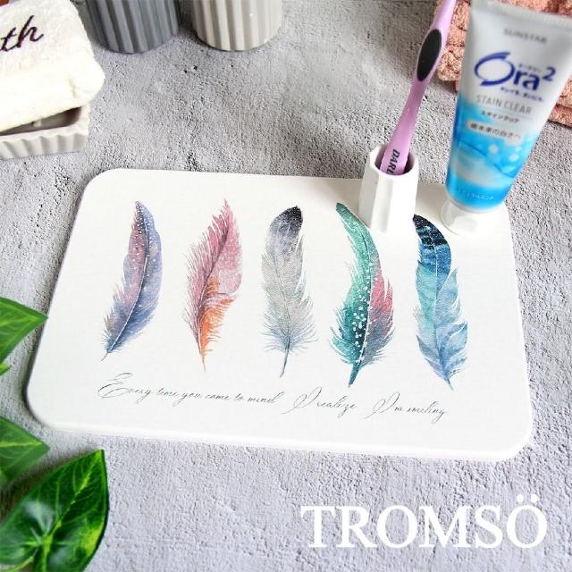 【TROMSO】珪藻土20X30吸水杯墊盤(珪藻土桌墊杯墊吸水墊)