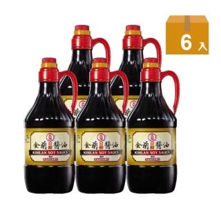 【金蘭食品】甘醇醬油1500ml x6入/箱