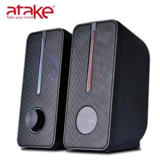 【ATake】桌上型多媒體喇叭S6 (福利品)(喇叭 多媒體喇叭 音響喇叭 電腦喇叭 重低音喇叭)