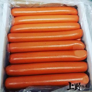 【上野物產】粗長咬勁特夠力 甲上大熱狗 X2包(1800g±10%/20條/包)