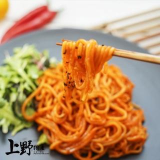 【上野物產】韓式開胃辣豆瓣醬 炒麵 x16包(300g±10%/盒 鐵板麵 義大利麵)