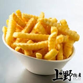 【上野物產】比利時進口 香脆波浪馬鈴薯條 x8包(250g±10%/包)