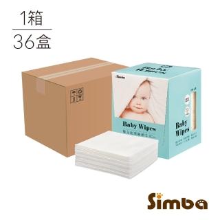 【Simba 小獅王辛巴】溫暖呵護乾溼兩用巾一箱(共36入)