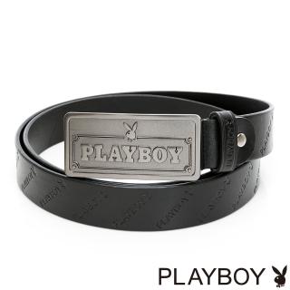 【PLAYBOY】PLAYBOY皮帶系列(黑色)