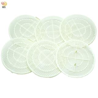 【月陽】超值6入台灣製造排水口11cm防阻塞過濾網片器(H701)