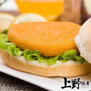 【上野物產】特選紅龍黑胡椒香雞堡排 x4包(500g±10%/10片/包)