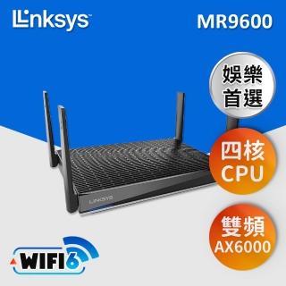 【Linksys】MR9600 AX6000 雙頻 WiFi 6 路由器/分享器(MR9600-AH)