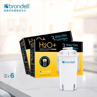 【Brondell】全效去水垢加強版濾芯 6入
