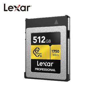 【Lexar 雷克沙】512GB Professional CFexpress Type B 1750MB/s 記憶卡
