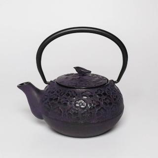【福介商店】南部鐵器 日本鑄鐵茶壺 岩戶鑄工所 梅花 彩壺0.5L(泡茶壺 沖泡壺 小茶壺 小鐵壺)