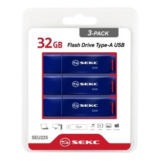 【SEKC】SEU225 32GB USB2.0 隨身碟(3入組)
