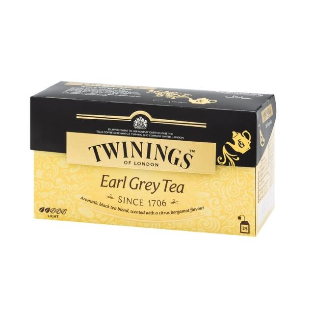 【Twinings唐寧茶】茶包2gx25包(仕女伯爵/皇家伯爵/英倫早餐/極品錫蘭茶/歐式大吉嶺)