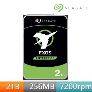 【SEAGATE 希捷】EXOS 2TB 3.5吋 7200轉 SATAⅢ 企業級硬碟(ST2000NM000A)