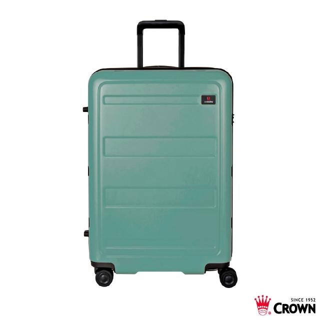 【CROWN 皇冠】29吋 拉鍊拉桿箱 行李箱 旅行箱(霧面/超輕量)