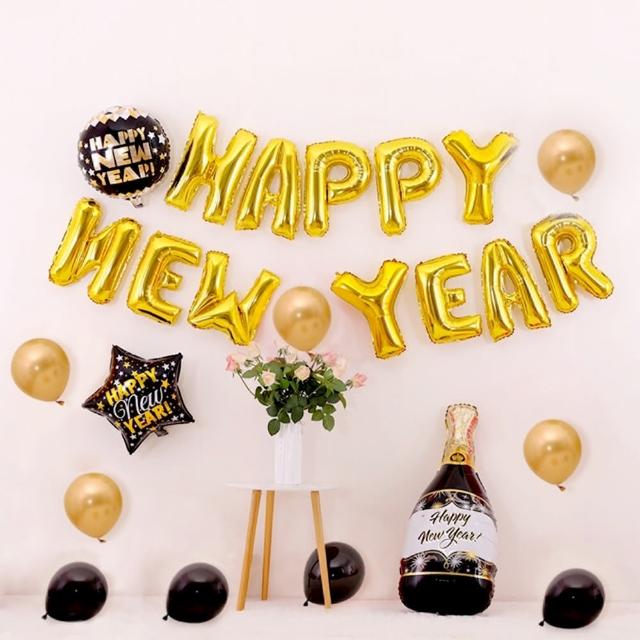 Happy New Year金色跨年香檳氣球組1組 生日氣球派對氣球跨年新年 Momo購物網 Happy New Year金色跨年香檳氣球組1組 生日氣球派對氣球跨年新年 Momo購物網