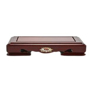 【十方佛教文物】紅檀 鋸花供水桌10吋