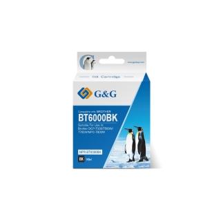 【G&G】for BROTHER BT6000BK/140ml 黑色防水相容連供墨水(適用 DCP-T300/DCP-T500W/DCP-T700W)