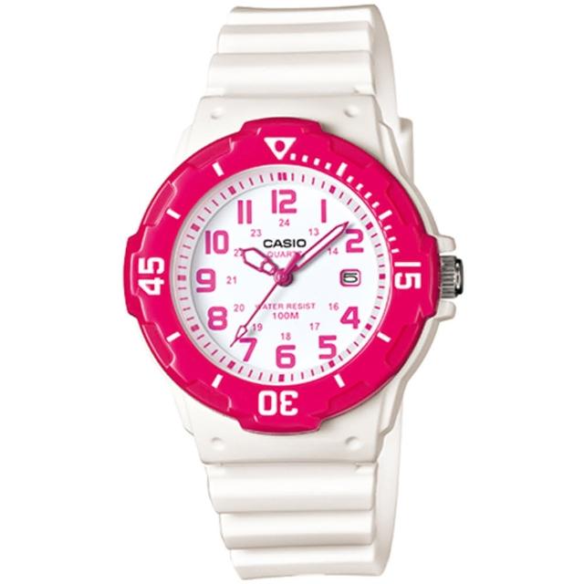 【CASIO 卡西歐】潛水風格輕巧迷你運動女錶-LRW-200H系列 情人節 送禮(20款可選)