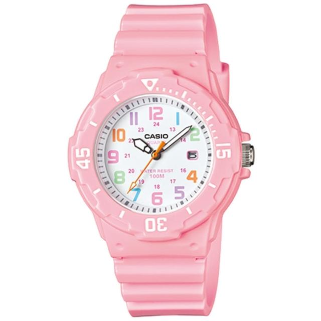 【CASIO 卡西歐】潛水風格輕巧迷你運動女錶-LRW-200H系列 情人節 送禮(20款可選)