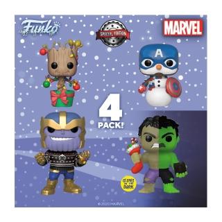 【FUNKO】POP 迪士尼 漫威 系列 聖誕節 4入組(代理版)