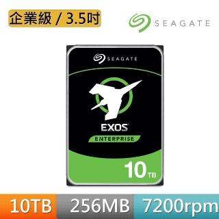 【SEAGATE 希捷】企業級 氦氣碟 EXOS 10TB 3.5吋 7200轉 SATAⅢ 企業級硬碟(ST10000NM001G)