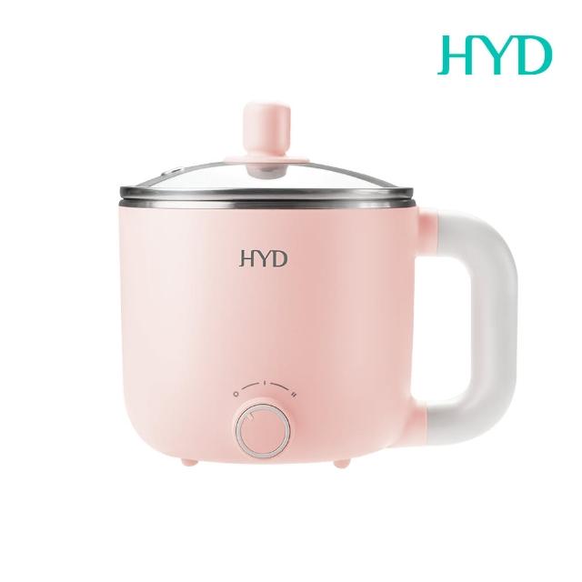 【HYD】多功能不沾1L料理快煮鍋D-522 小食鍋.電煮鍋(電火鍋.蒸煮鍋.泡麵鍋 附蒸蛋架)