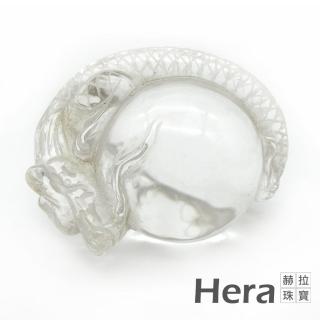 【HERA 赫拉】ll現貨ll白水晶龍抱珠手擺件(現貨瘋搶中)