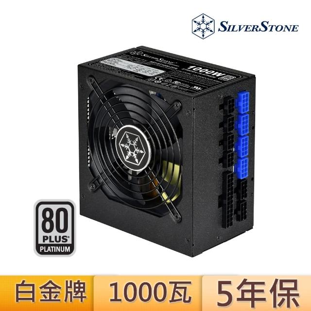 Silverstone 銀欣 1000w 80 Plus白金認證超高效率電源供應器 St1000 Pts Momo購物網