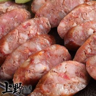 【中秋烤肉 上野物產】台灣豬 波滋波茲 台東飛魚卵香腸 x3包(300g土10%/包 烤肉  烤肉組 燒肉)