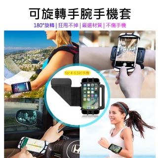 3D Air 創意戶外運動/外送導航可旋轉手機支架/手腕帶支架