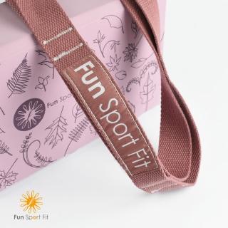 【Fun Sport】立肌靈-環節式拉筋繩 瑜珈伸展繩 拉筋帶 助展帶 stretch strap-1入(瑜珈 伸展帶)