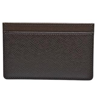 【Louis Vuitton 路易威登】M30948經典TAIGA皮革萬用卡夾(咖啡)