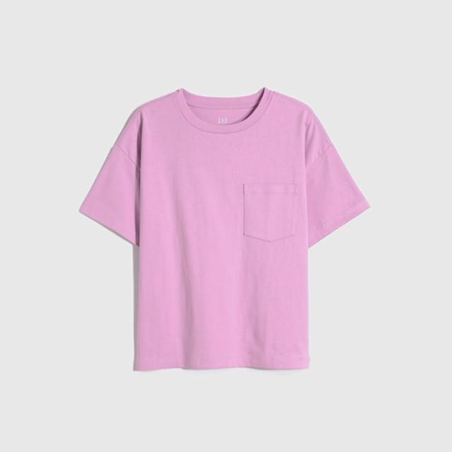 【GAP】男女裝 厚磅密織系列 簡約素色質感厚磅短袖T恤(多色可選)