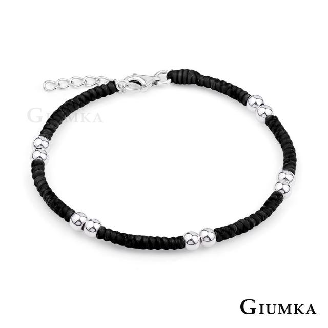【GIUMKA】純銀手鍊．五路財神．蠶絲蠟繩(開運禮物)