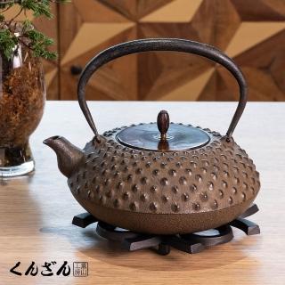 【薰山南部鐵壺】平布團型．鬼霰(日本盛岡名匠鐵壺)