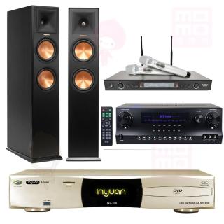 【音圓】點歌機4TB+擴大機+無線麥克風+迴授抑制器+喇叭(S-2001 N2-150+DW1+SR-928PRO+RP-260F)