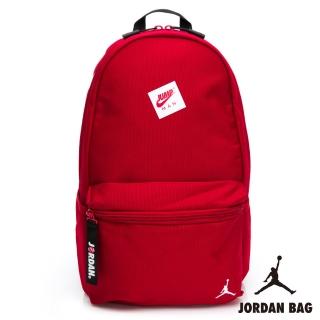 【NIKE 耐吉】後背包 JORDAN 喬丹 筆電包 飛人 雙肩包 運動 登山 旅行 紅 JD2113007AD-002