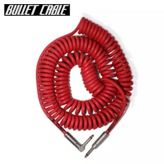 【Bullet Cable】30CCR IL 捲捲樂器專用導線線材 5.25公尺 紅色款(台灣公司貨 商品品質有保障)