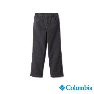 【Columbia 哥倫比亞】童款- Omni-SHIELD 防潑抗汙內刷毛長褲-黑色(UAB00740BK / 防曬.防潑.休閒)